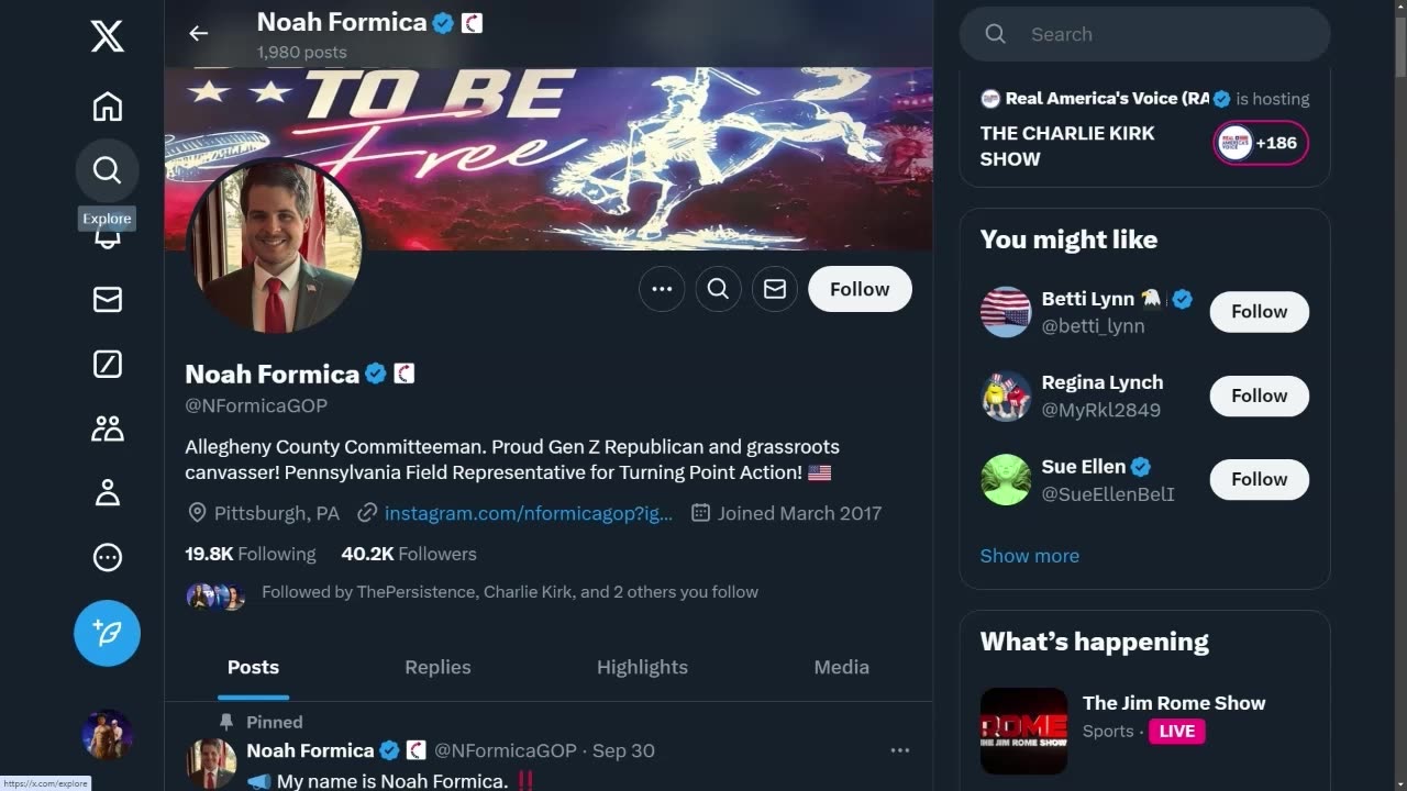 Noah Formica: "Pennsylvania Is Turning Red, It's Turning Red Fast"