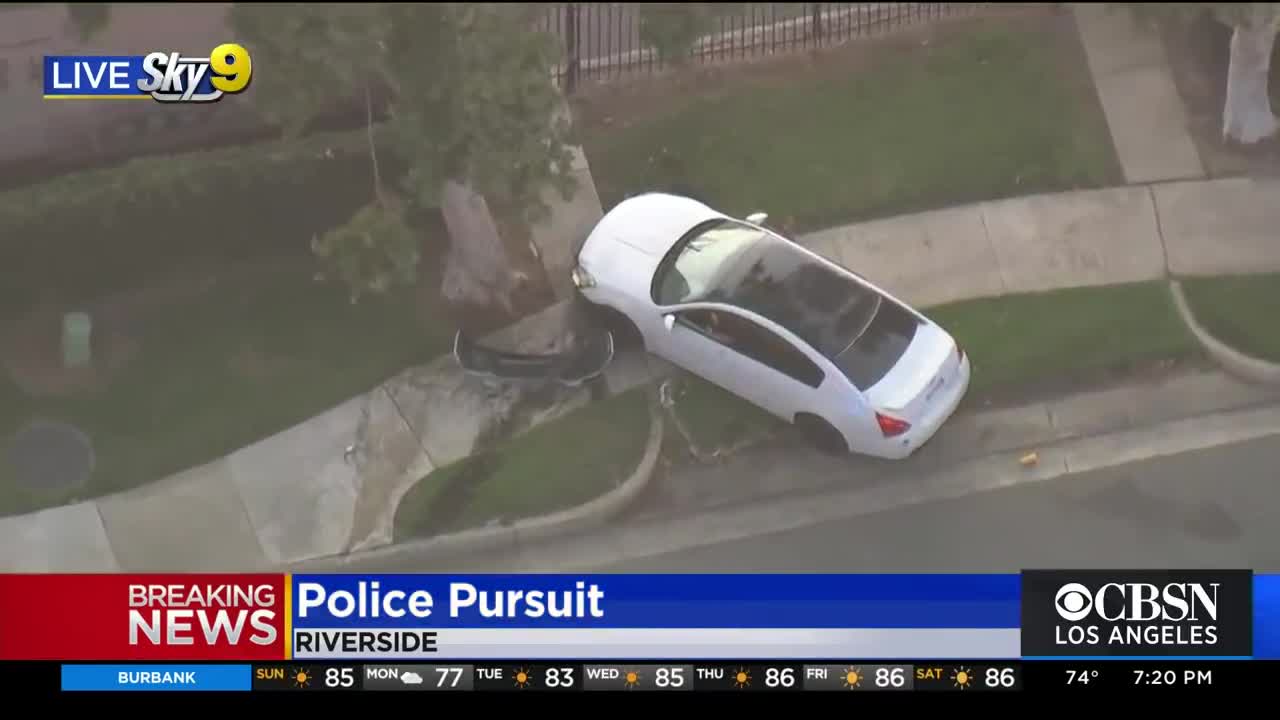 Police Chase In SoCal Ends With Beautiful PIT Maneuver