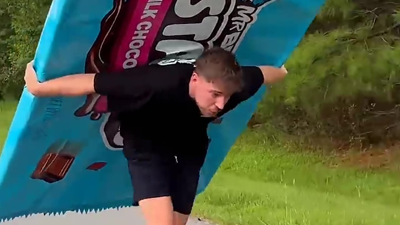 Running With Bigger And Bigger Feastables