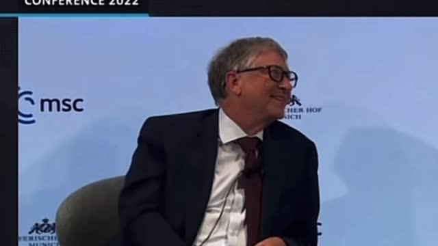 Evil Bill Gates at Munich Security Conference