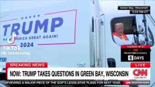 PRESIDENT TRUMP: "How do you like my garbage truck?"