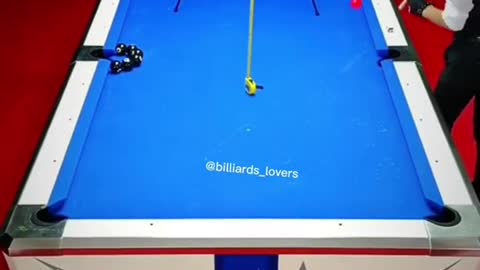 He can make anything on a pool table