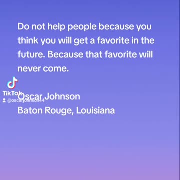 Oscar Johnson sayings part 4