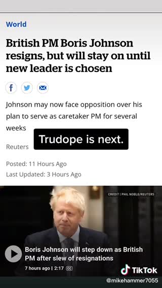 Trudeau next ! Pass it on make it happen