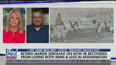 Marine Sgt. John Peck tells his inspiring story
