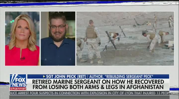Marine Sgt. John Peck tells his inspiring story