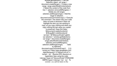 documentexecCommandquotCopyquot not copying