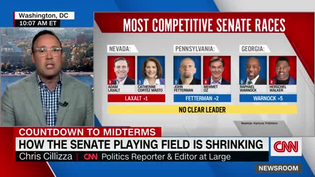 CNN Editor at Large Chris Cillizza breaks down which Senate seats are most likely to flip