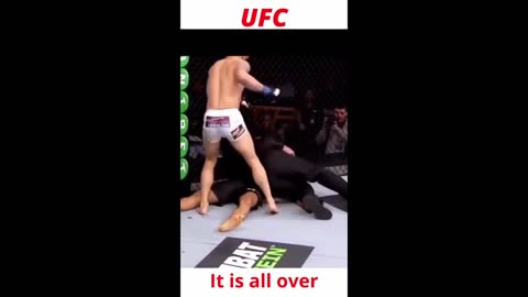 It is all over knockout | ufc mma kickboxing muai thai