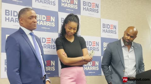 Biden/Harris campaign gaggle