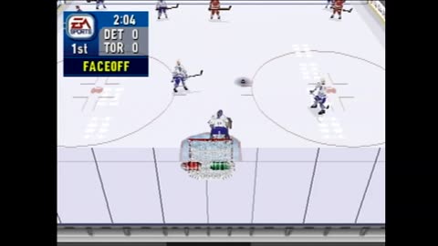NHL2000 (Ps1) Detroit Red Wings vs Toronto Maple Leafs Part1