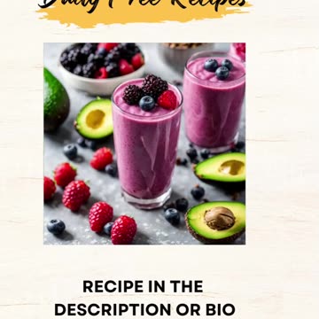 Free Berry Avocado Bliss Smoothie Recipe 🍓🥑🍇✨