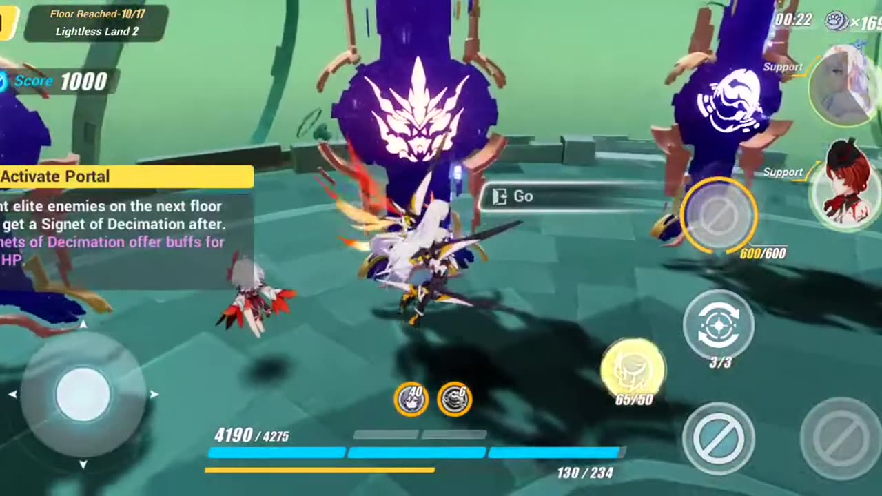 Honkai Impact 3rd - Elysian Realm Dangerous Difficulty W/ HOV Pt 2