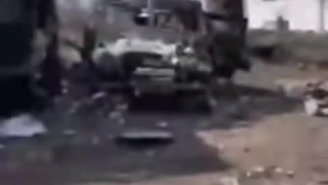 War in Ukraine, Destroyed Chechen Russian Convoy in Mariupol from Ukrainian Army