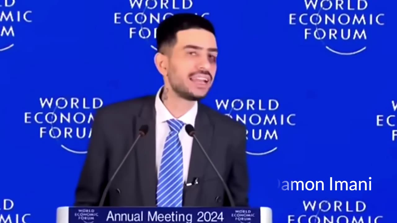 Damon Imani "Apologies" To The WEF & Klaus Schwab