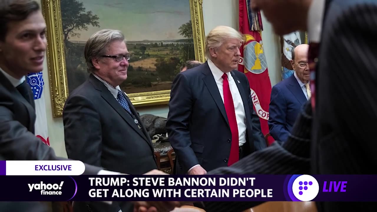 Trump: Steve Bannon didn't get along with certain people in the administration