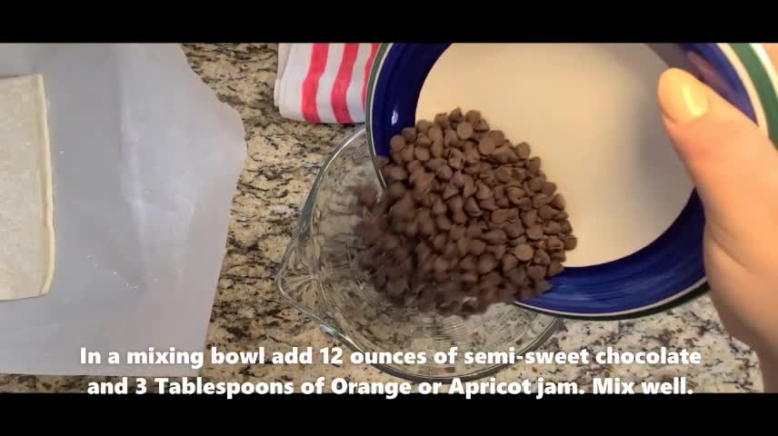 Add Chocolate,Orange Or Apricot Jam To A Bowl