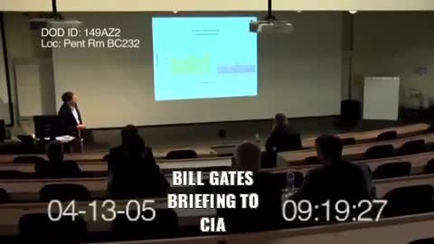 Leaked video of Bill Gates from 2005. Must watch....scary stuff