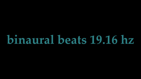 binaural beats 19.16 hz