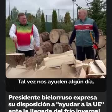 Il presidente della Bielorussia trolla un video umoristico all'Ue prima dell'imminente arrivo del freddo invernale "Non lasciamo che l'Europa si congeli, Semyonich, e aiutiamo i nostri fratelli. Forse un giorno ci aiuteranno",dice