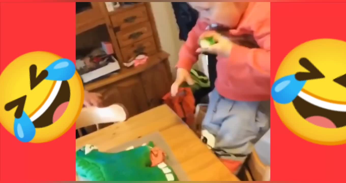 The baby spoiled the party!!