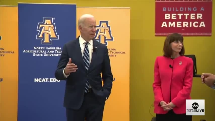 Biden To Woman: Let Me Talk! I'm A Professor