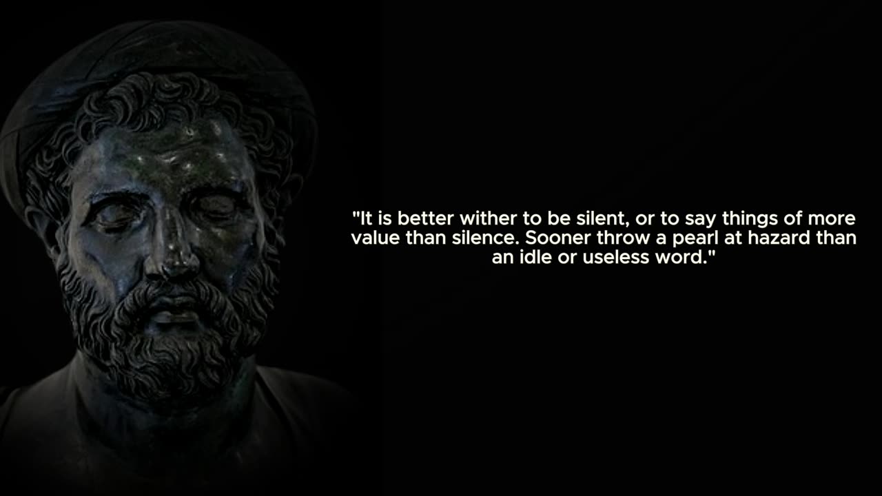 The Ancient Philosopher Pythagoras Life Lesson Men Learn Too Late In Life