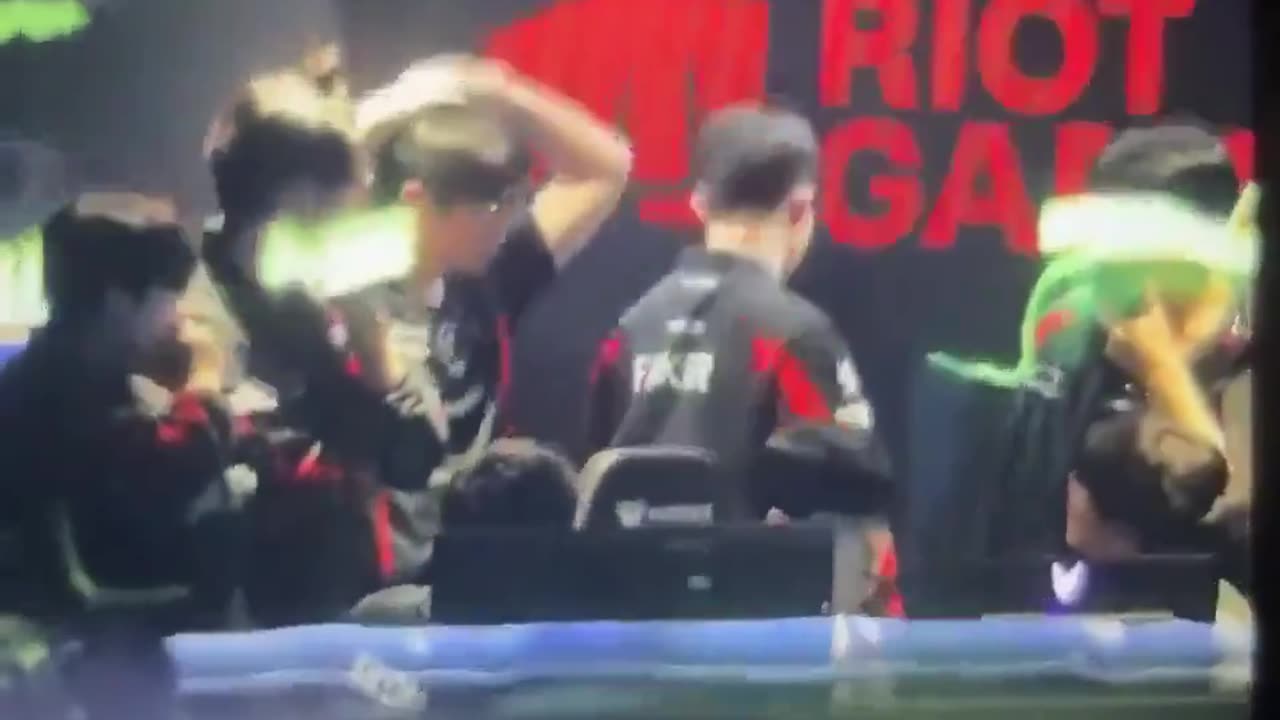 League of Legends legend Faker slammed his head so hard into a wall after his loss