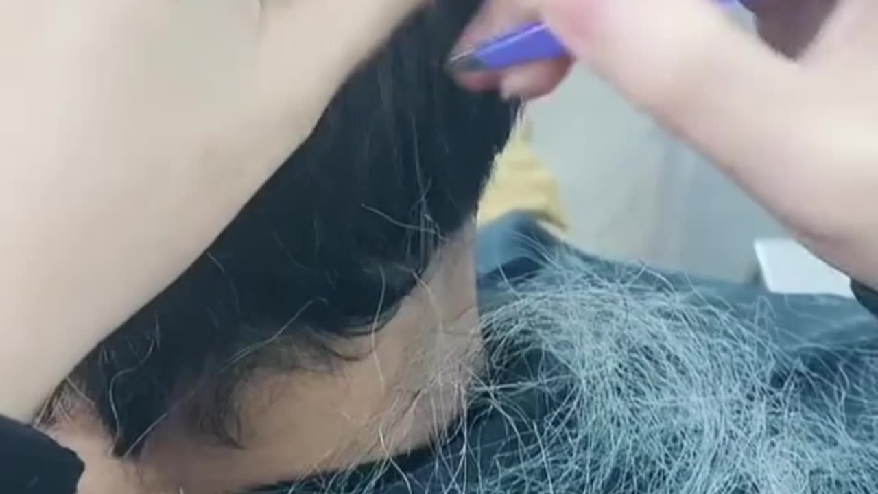 Pluck gray hair in a healthy way #2