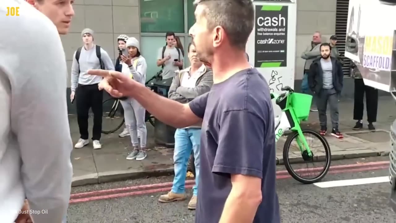 Public violently drag Just Stop Oil protesters off street