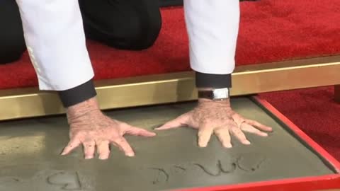 Mel Brooks leaves an unusual mark on Hollywood