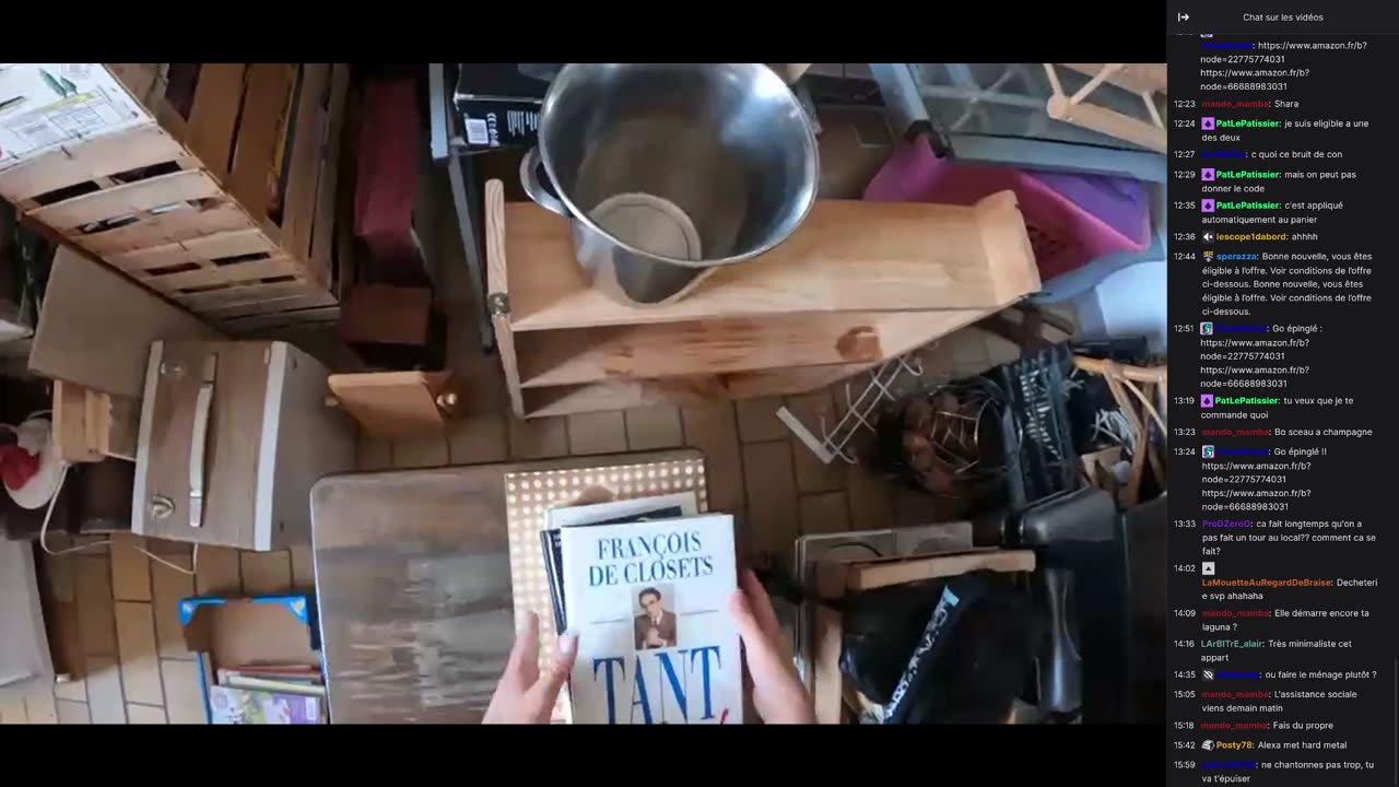 2023-06-27 (1bis) - Rangement dynamique en GoPro, suite - Twitch Decheterie (avec chat)