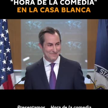 EE.UU | El portavoz del Departamento de Estado de EEUU, Matthew Miller, no aguantó la risa