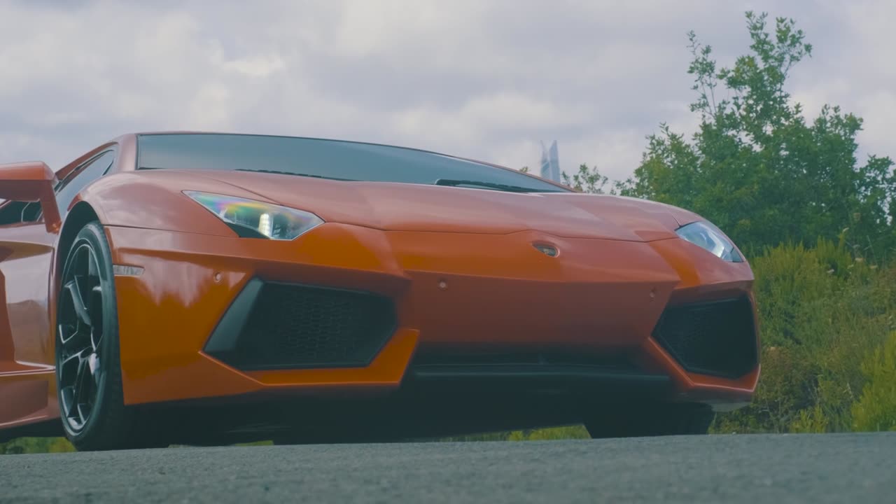 Neon Nights with Lamborghini Pixel Power Unleashed
