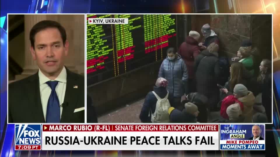 Senator Rubio Joins The Ingraham Angle to Discuss the Latest on Ukraine