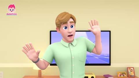 Freeze! BabyFinn dances along Pinkfog and Hogi - Music for Babies and Toddlers