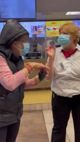 Sick Video Shows Elderly Woman Denied Service at Toronto McDonalds Over Lost Vaccine Card