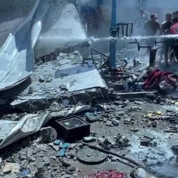 Nuevo bombardeo del ejército sionista a una escuela protegida por las Naciones Unidas