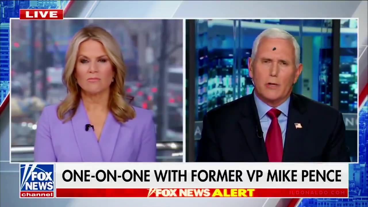 Mike Pence With Fly