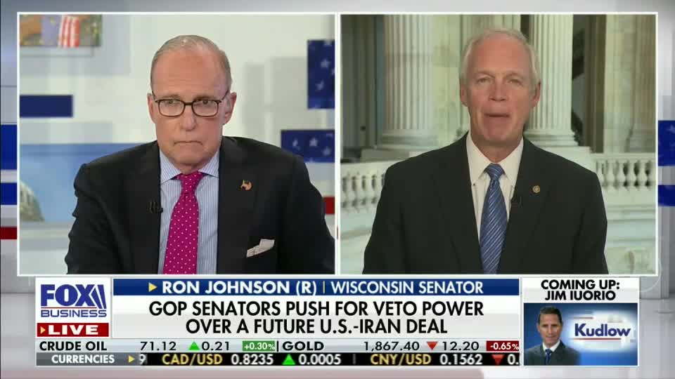 Senator Johnson on Kudlow 6.14