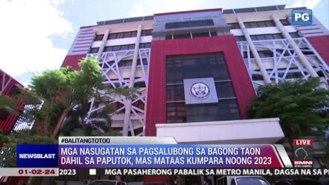 Mga nasugatan sa pagsalubong sa Bagong Taon dahil sa paputok, mas mataas