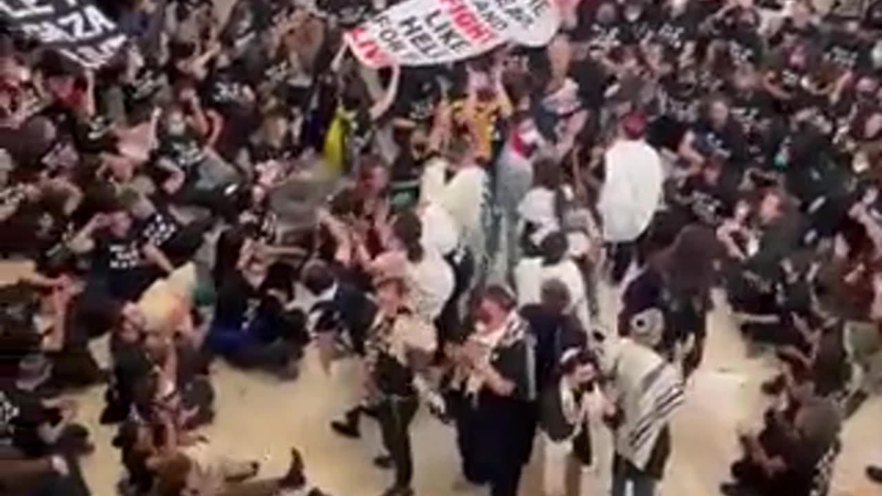 The United States Capitol has been taken over inside and outside by pro-Palestine protesters