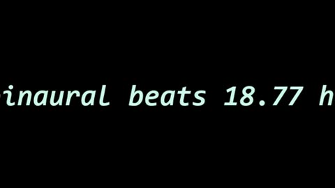 binaural beats 18 77 hz