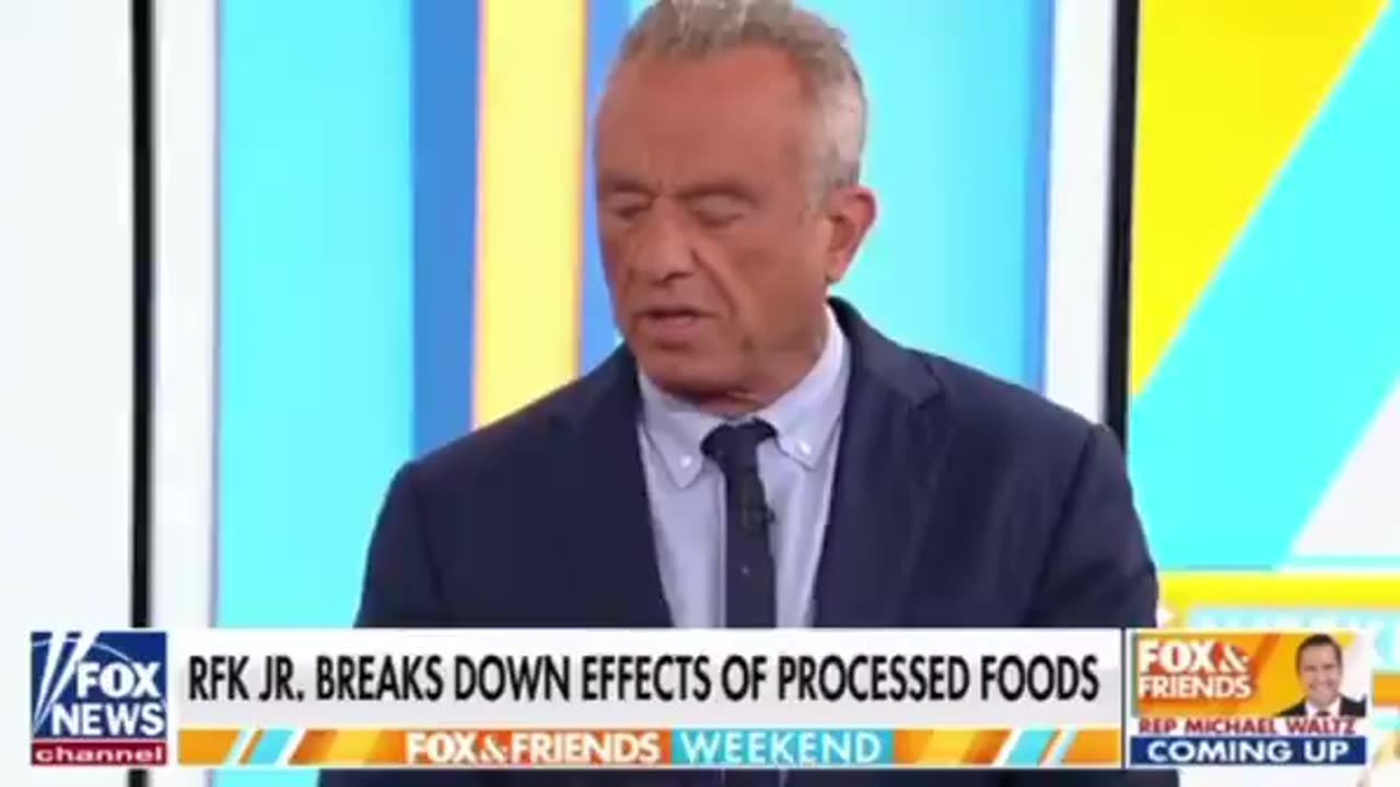 WOW ABOUT TIME "RFK Jr breaks down effects of processed foods"