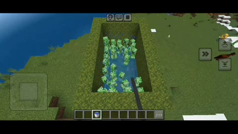 Creeper can swim toooo!!!!!!!!