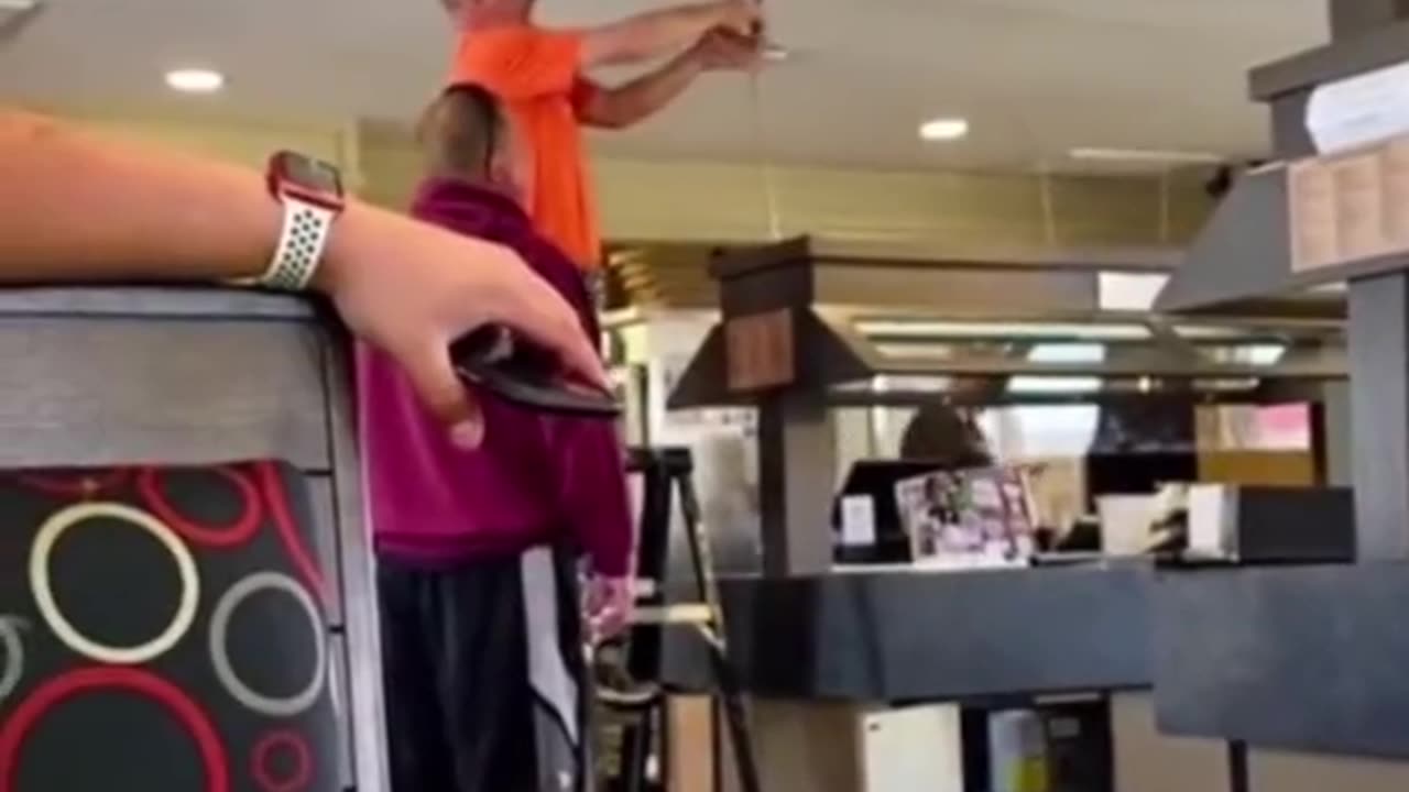Electrician cutting a live wire gone wrong