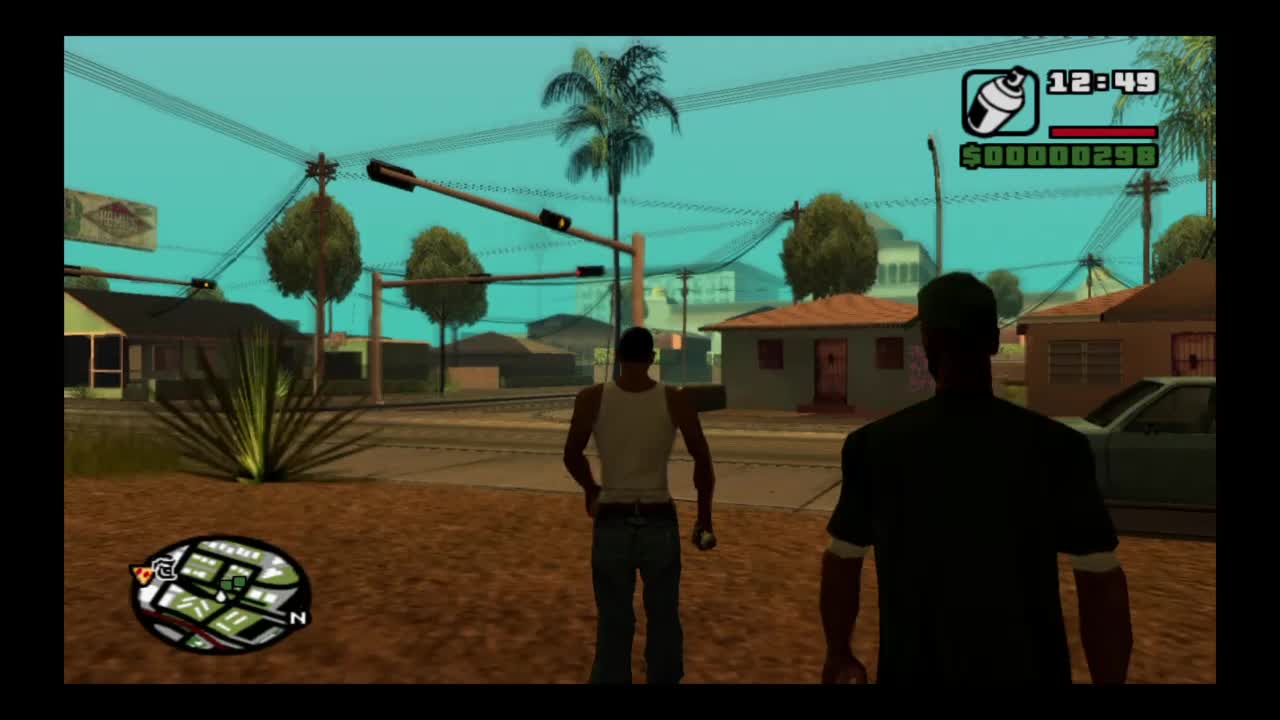 gta san Andreas mission 3, Tagging up turf