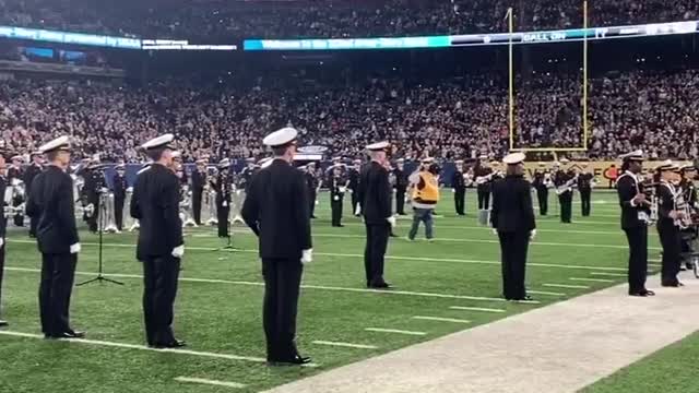 Lee Greenwood performed his iconic hit "god bless the USA