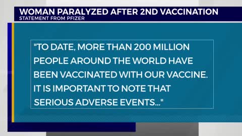 Brandy Parker-McFadden: Woman Partially Paralyzed After Receiving Her Second Pfizer COVID-19 Vaccine