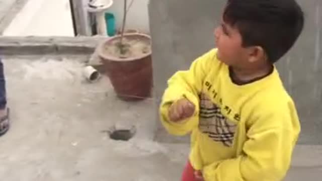 Funny boy.